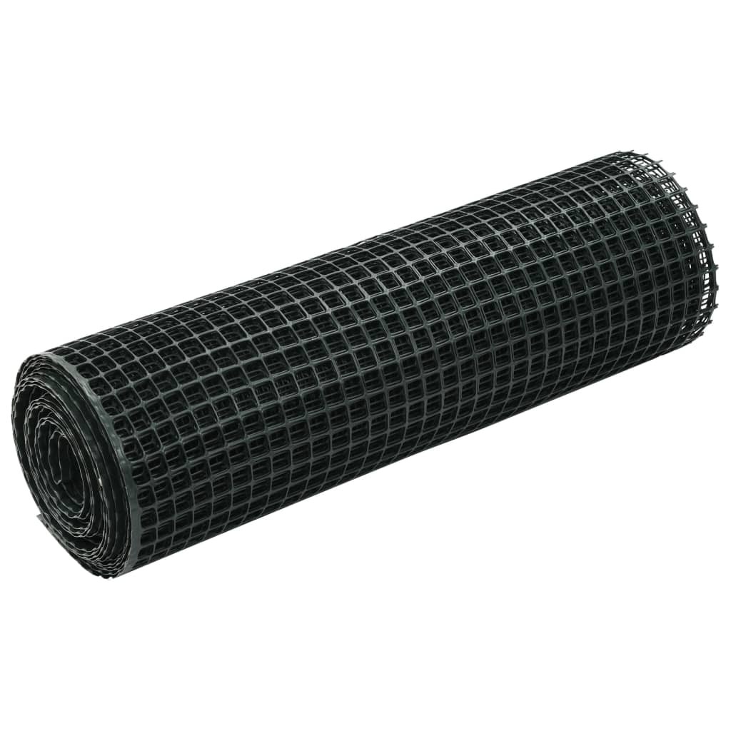 Garden Fence Mesh HDPE 50x0.6 m Green